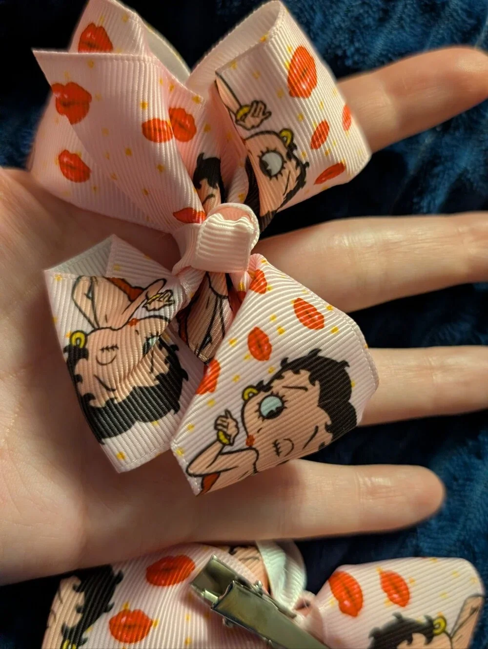 New Betty Boop Hair Bows (Set of 2)